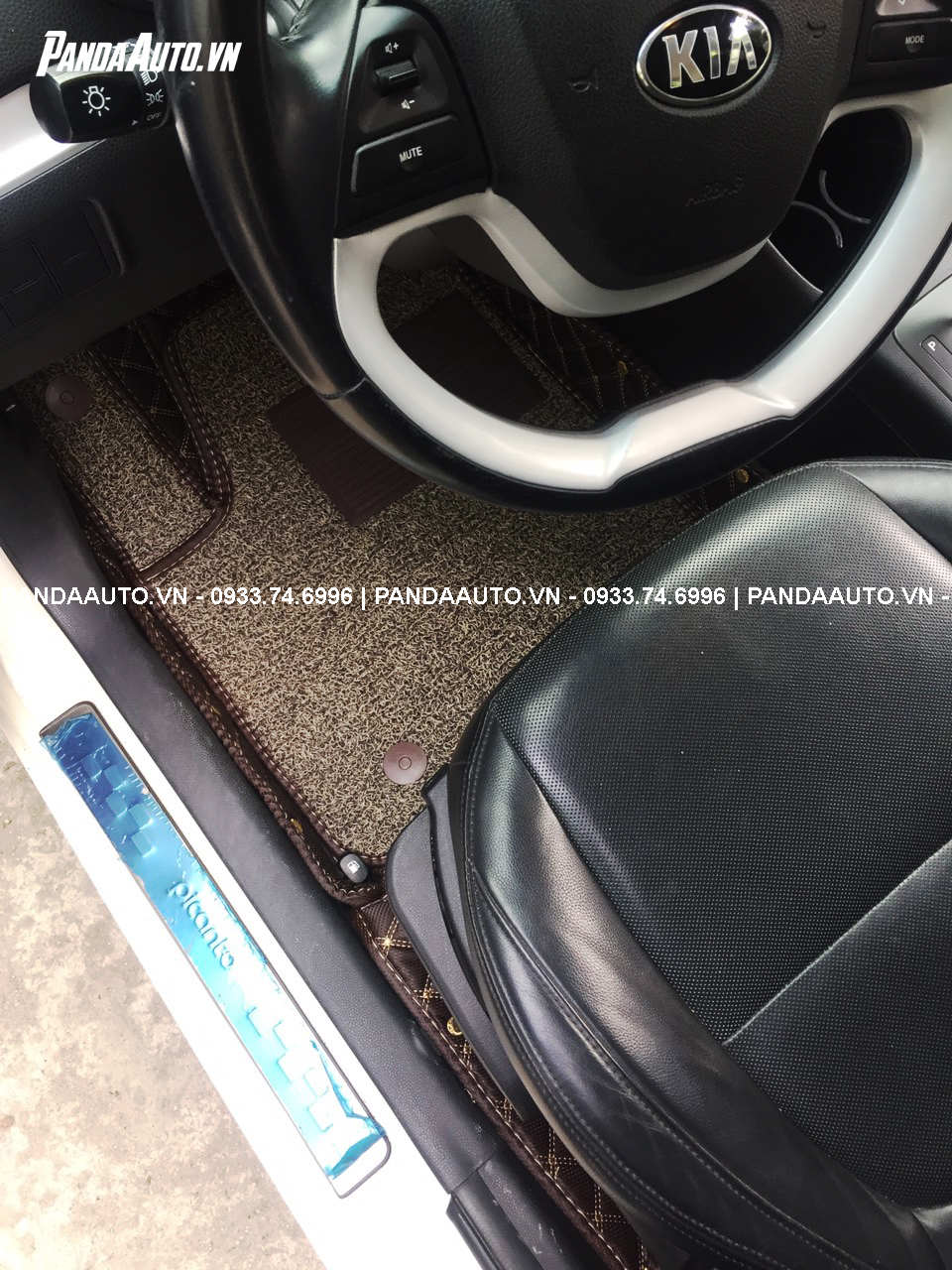 Thảm lót sàn ô tô 5D, 6D xe Kia Morning