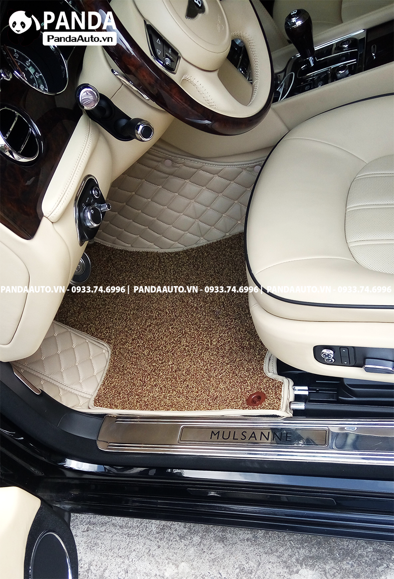 Thảm lót sàn ô tô 5D, 6D xe Bentley Musane