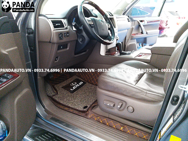 Thảm lót sàn ô tô 5D, 6D xe Lexus GX460