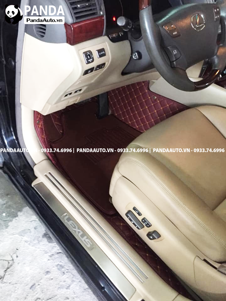 Thảm lót sàn ô tô 5D, 6D xe Lexus LS460