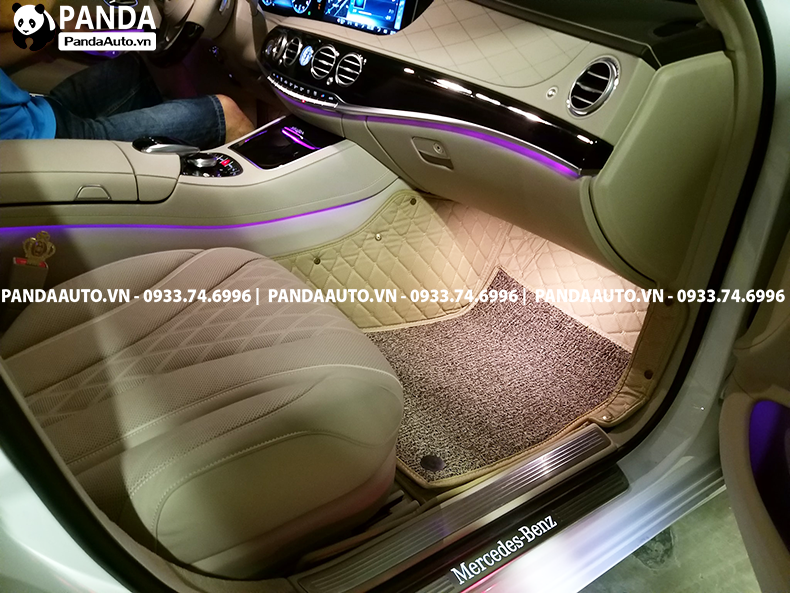Thảm lót sàn ô tô 5D, 6D xe Mercedes Benz S500