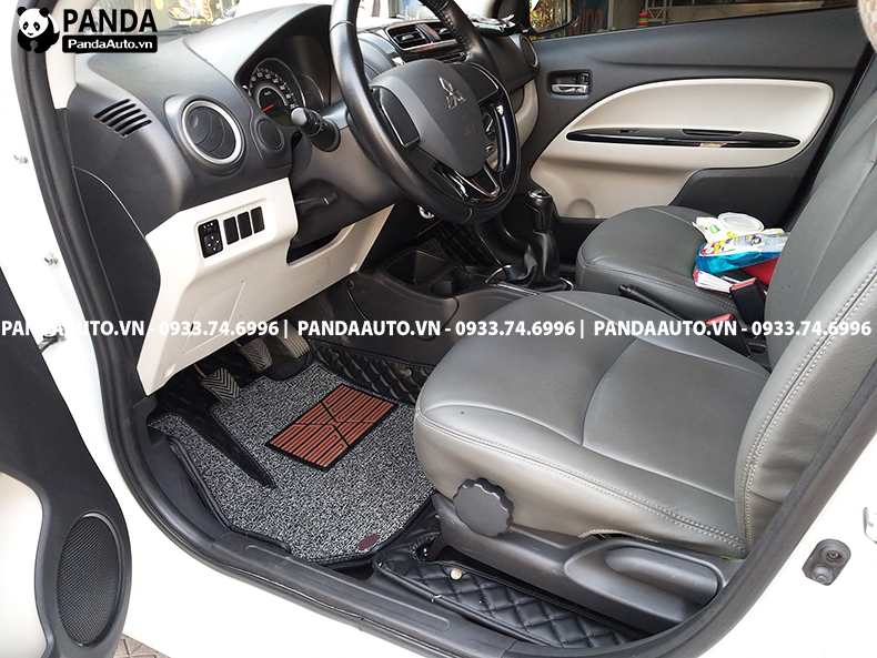 Thảm lót sàn ô tô 5D, 6D xe Mitsubishi Attrage
