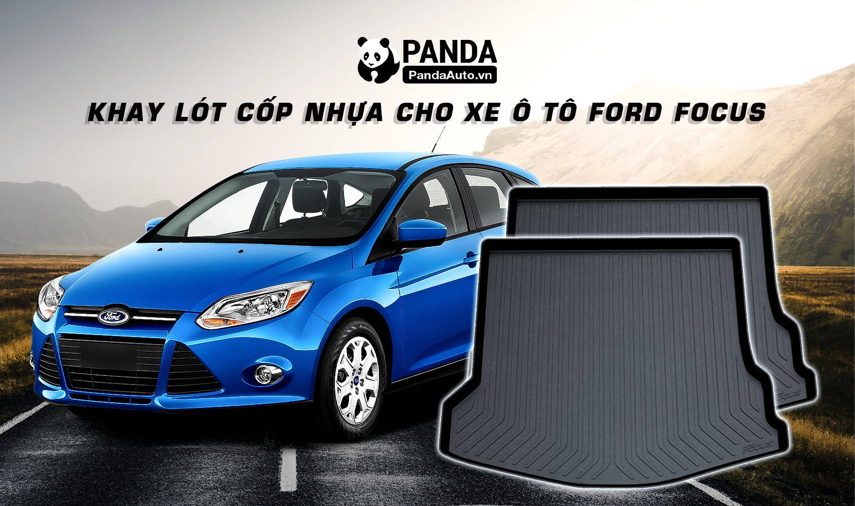Lót cốp ô tô xe Ford Focus
