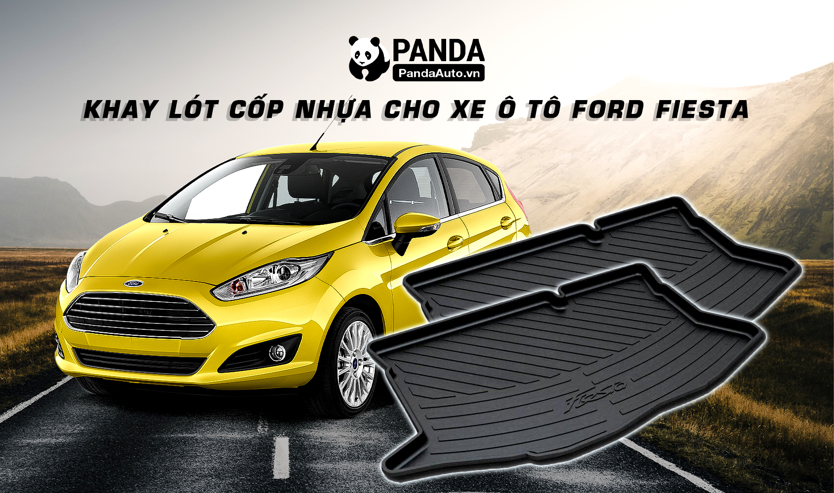 Lót cốp ô tô xe Ford Fiesta