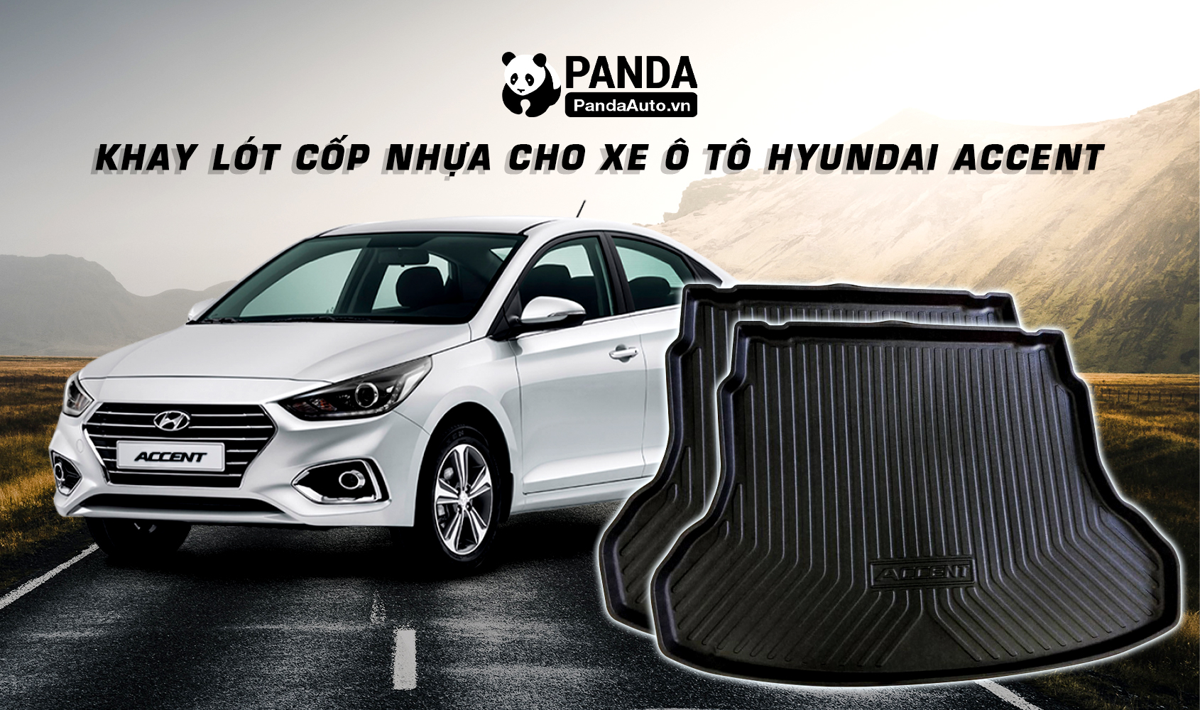 Lót cốp ô tô xe Hyundai Accent