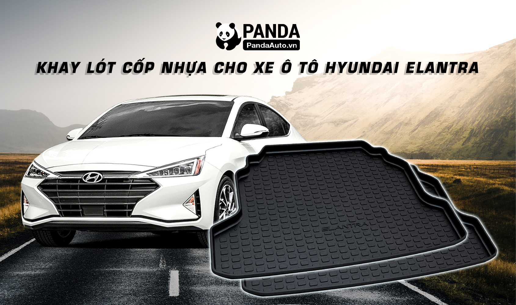 Lót cốp ô tô xe Hyundai Elantra