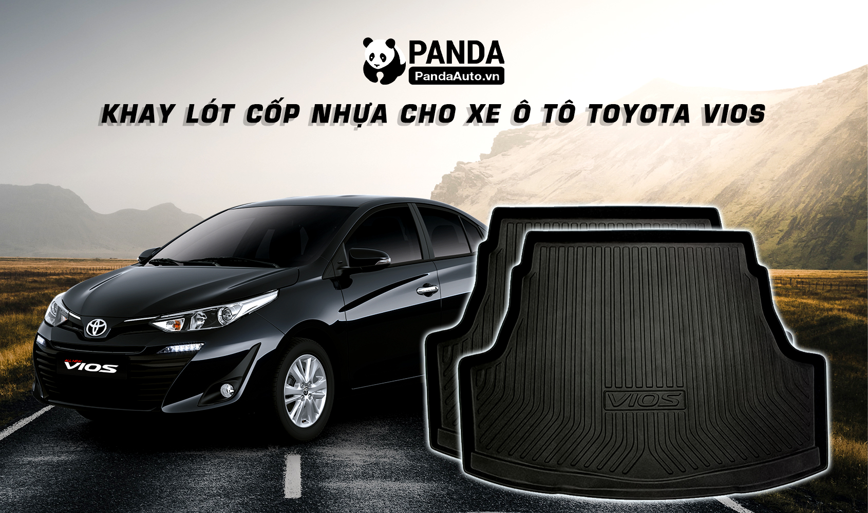 Lót cốp ô tô xe Toyota Vios 2019