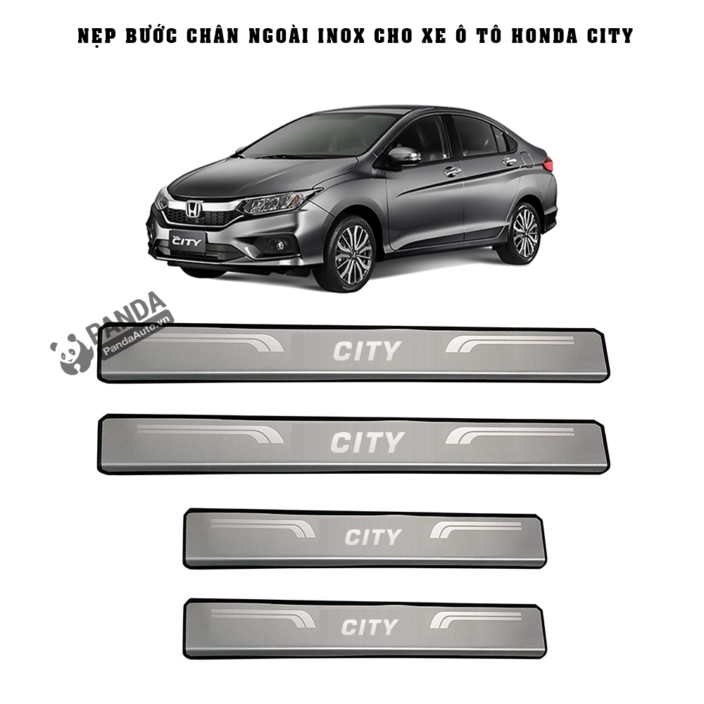 Nẹp bước chân ô tô xe Honda City - Mẫu mới nhất 2020