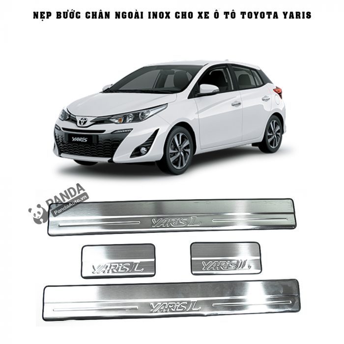 Nep-buoc-chan-ngoai-inox-cho-xe-oto-TOYOTA-YARIS-tai-panda-auto