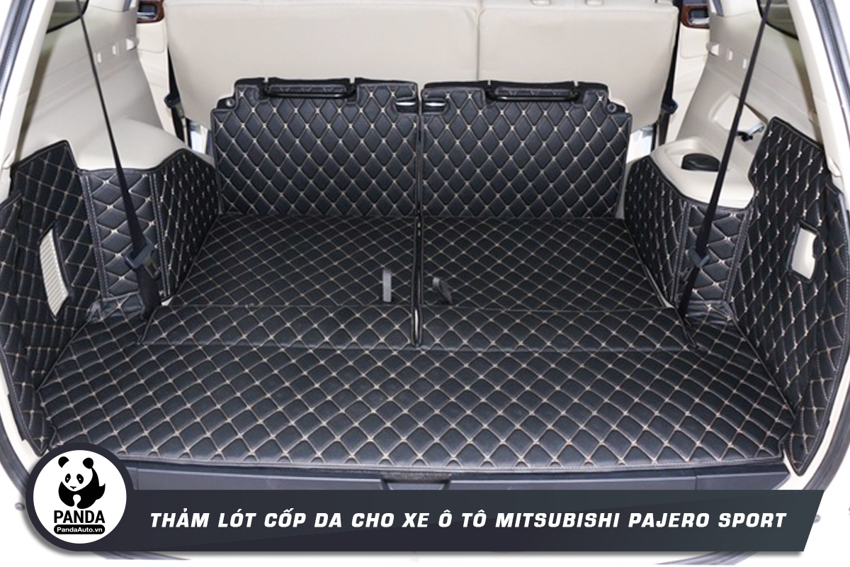 Lót cốp ô tô xe Mitsubishi Pajero Sport 2017-2019