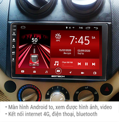 Màn Hình Dvd Android Cho Xe Chevrolet Aveo - Panda Auto
