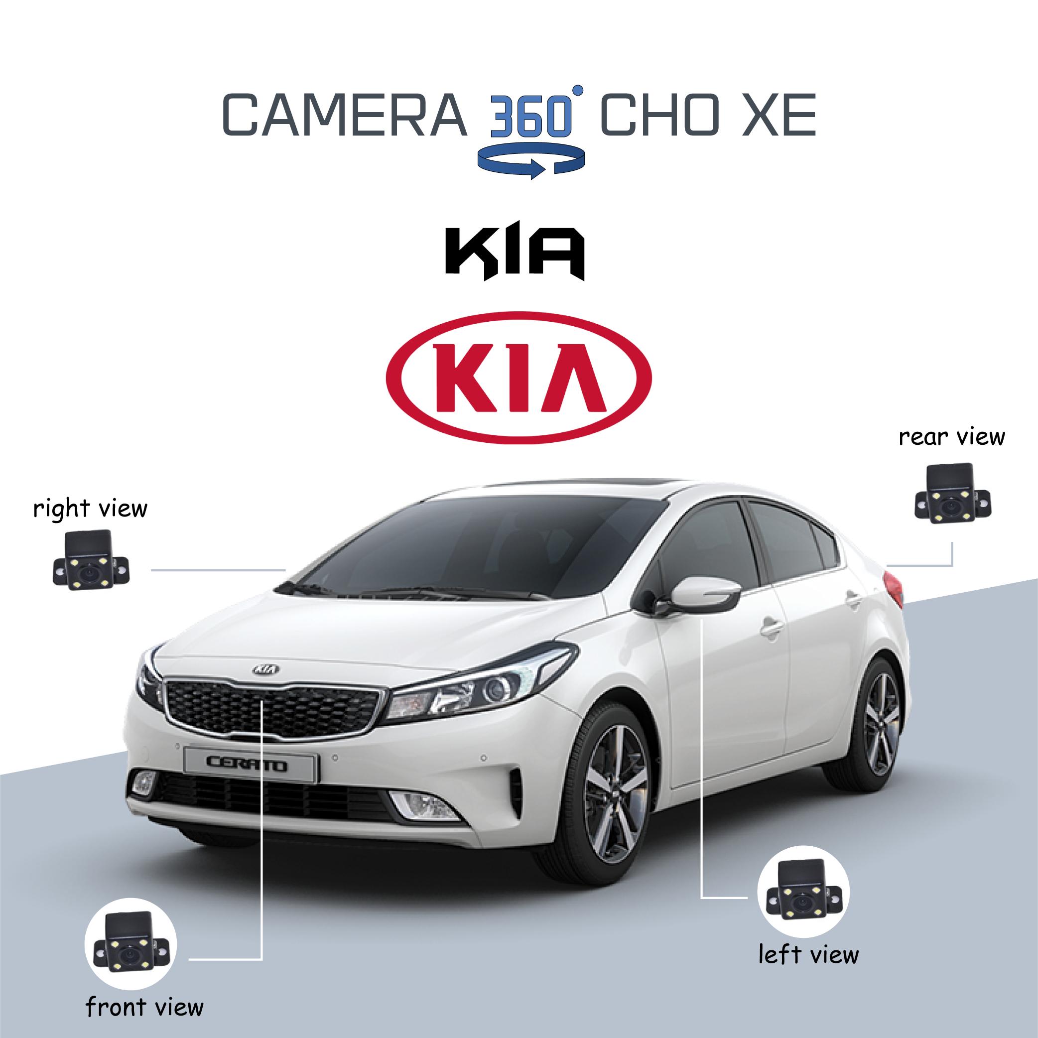 Camera 360 độ ô tô cho xe Kia Giá tốt - Mẫu mới nhất 2023