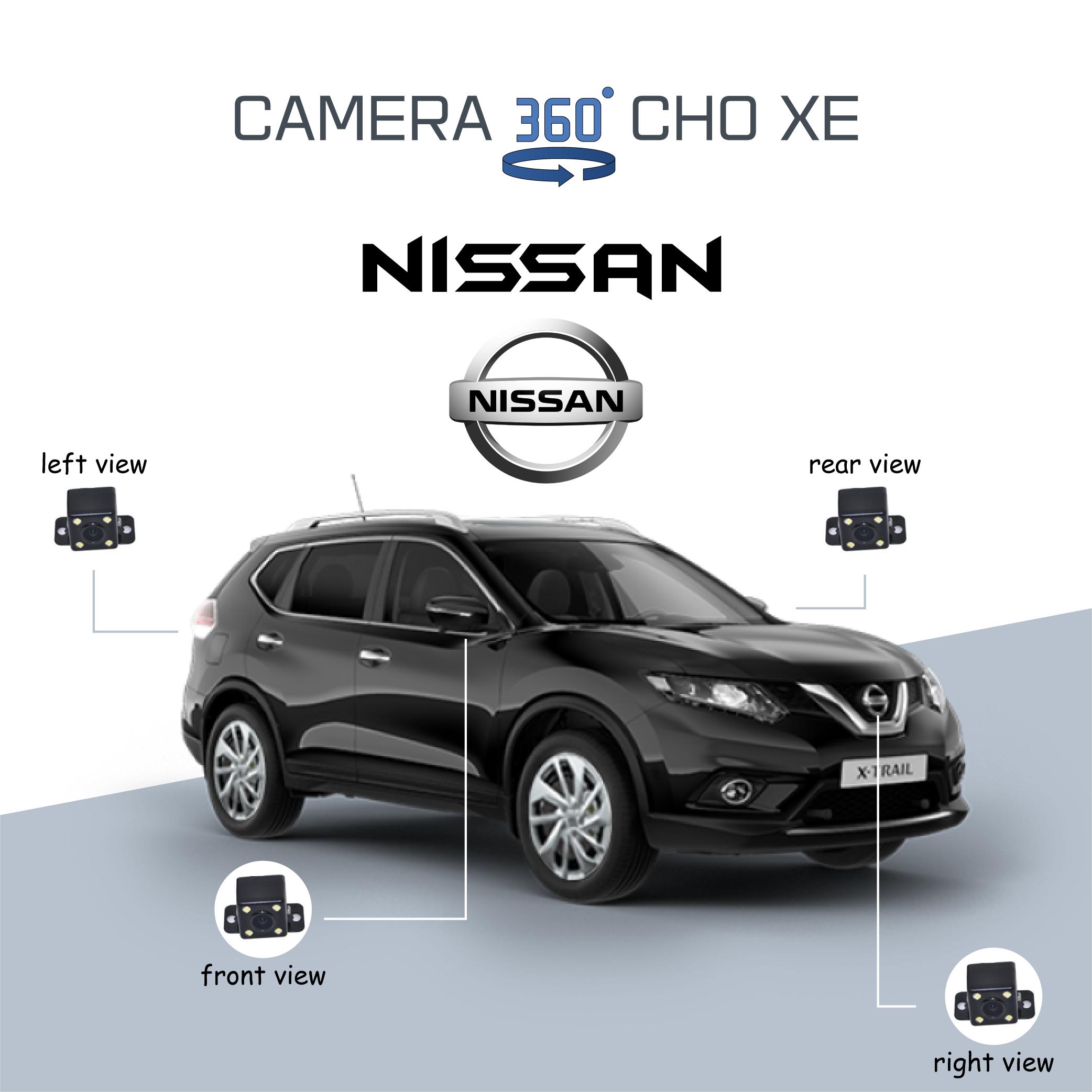 Camera 360 độ ô tô cho xe Nissan - An toàn - Tiện nghi