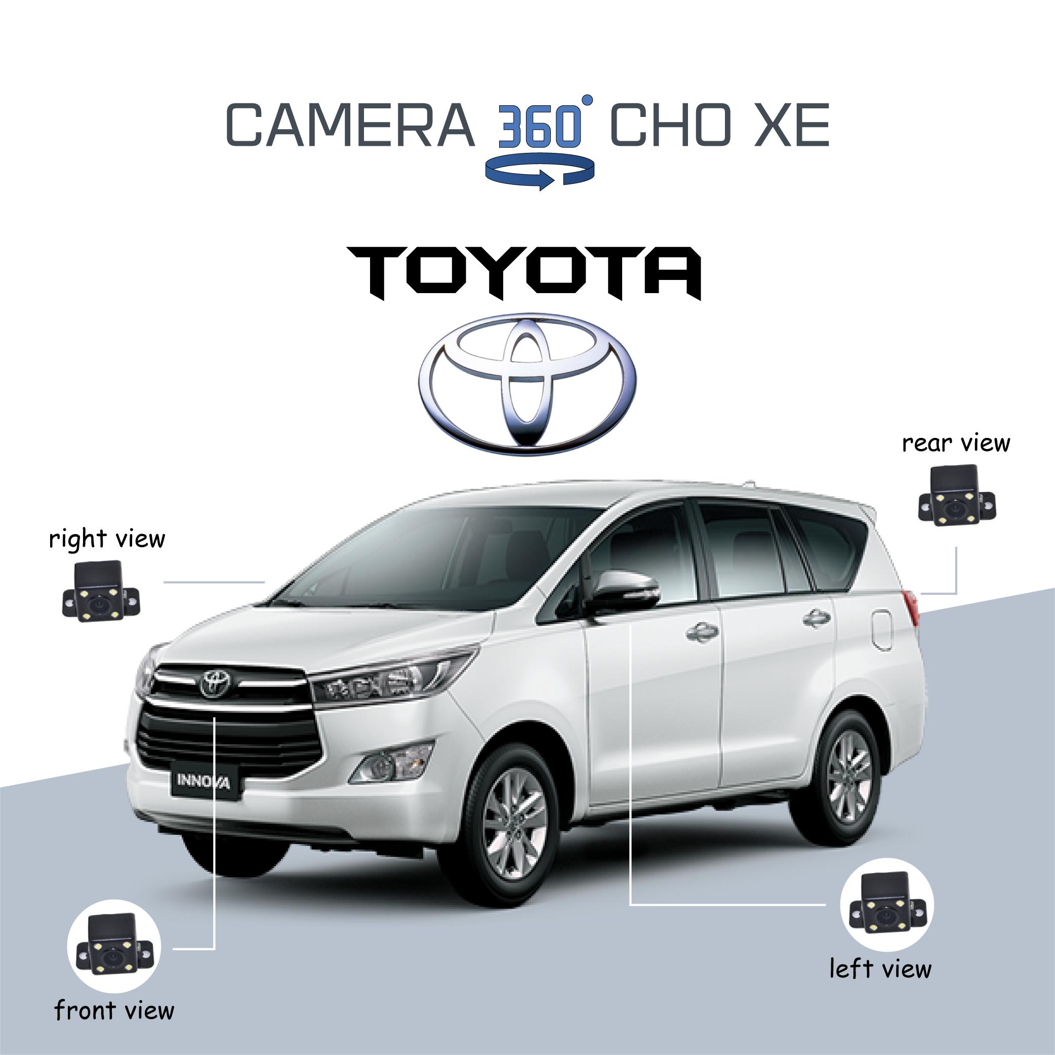 Camera 360 ô tô cho xe Toyota - Hiện đại, an toàn và tiện nghi