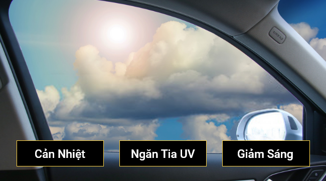 dán phim cách nhiệt ô tô