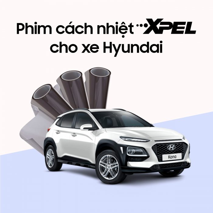 Dán phim cách nhiệt ô tô cho xe Hyundai