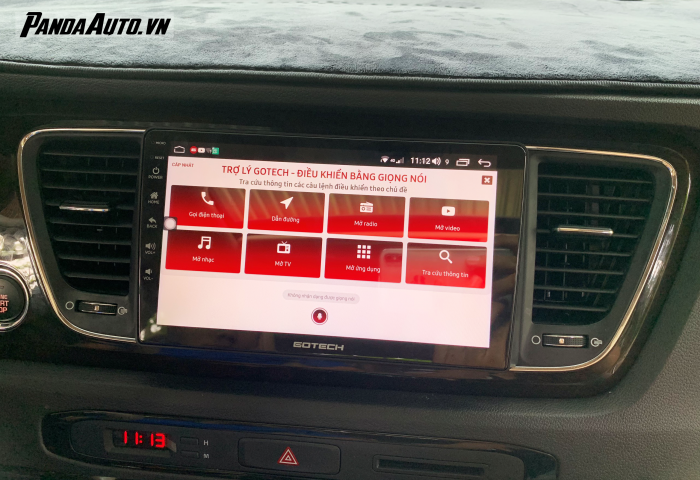 Màn hình android Gotech cho xe Sedona 2018