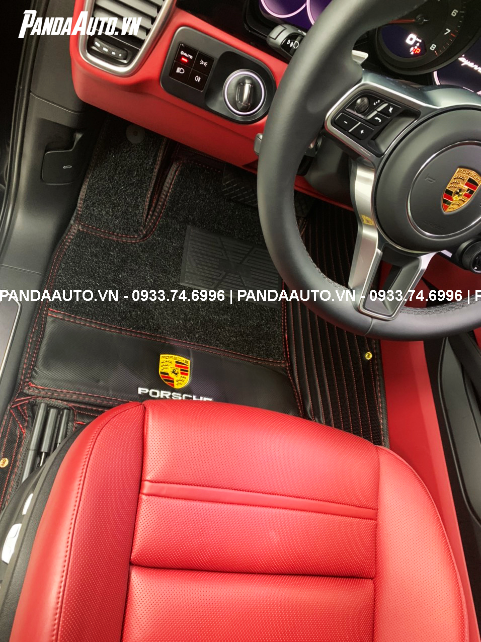 Thảm lót sàn ô tô 5D, 6D xe Porsche Cayenne 2018-2020