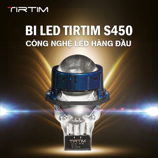 Độ đèn ô tô - Bi LED TIRTIM S450