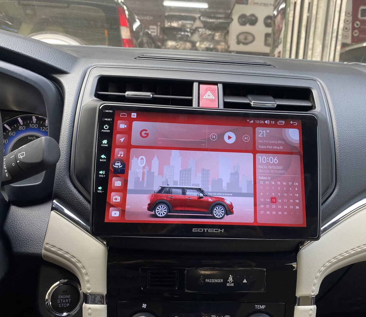 Màn hình Android thông minh cho xe Toyota Rush