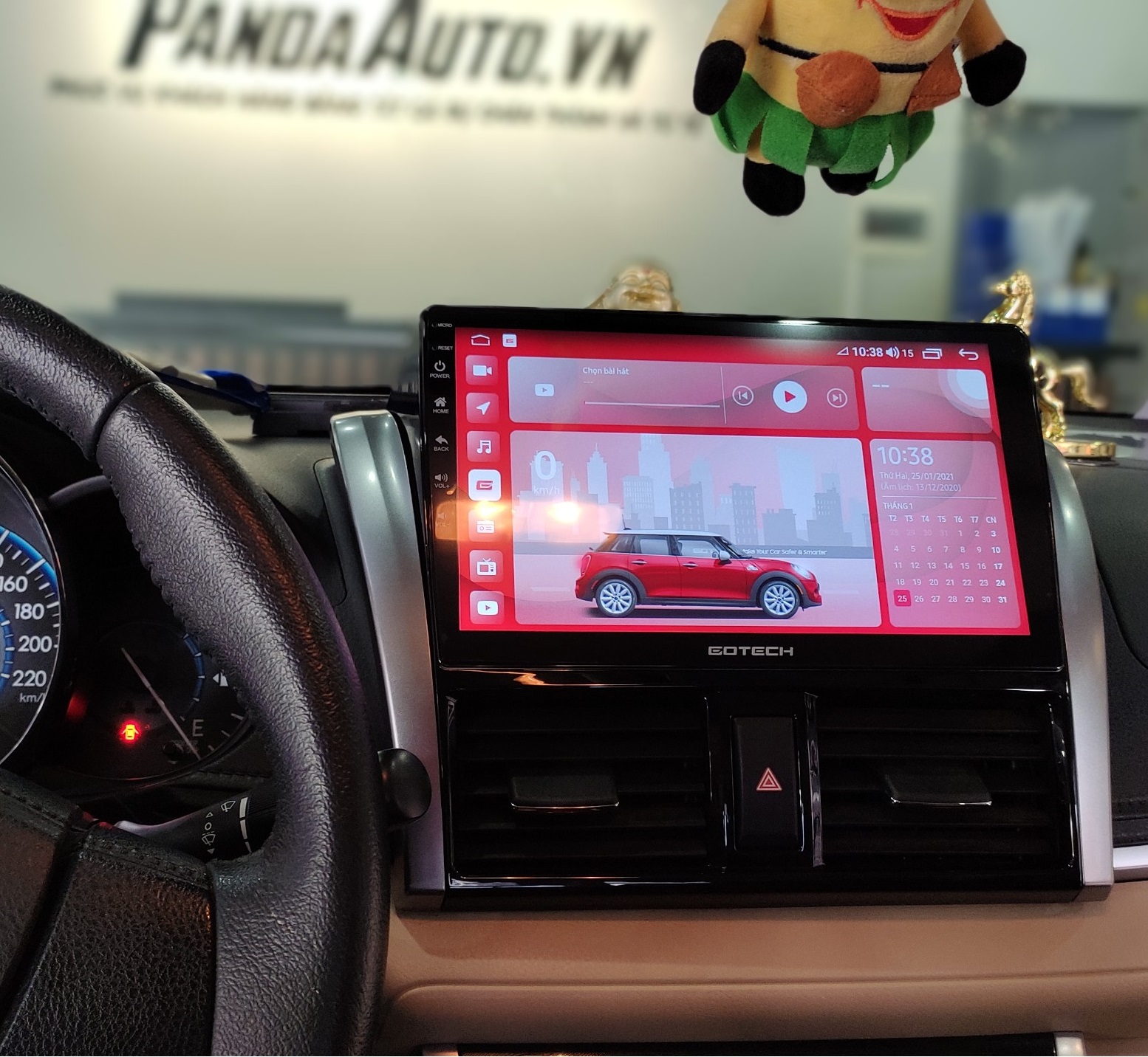 Màn hình ô tô Android thông minh cho xe Toyota Vios