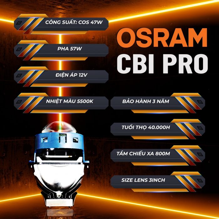 Đèn Bi Led Osram CBI Pro
