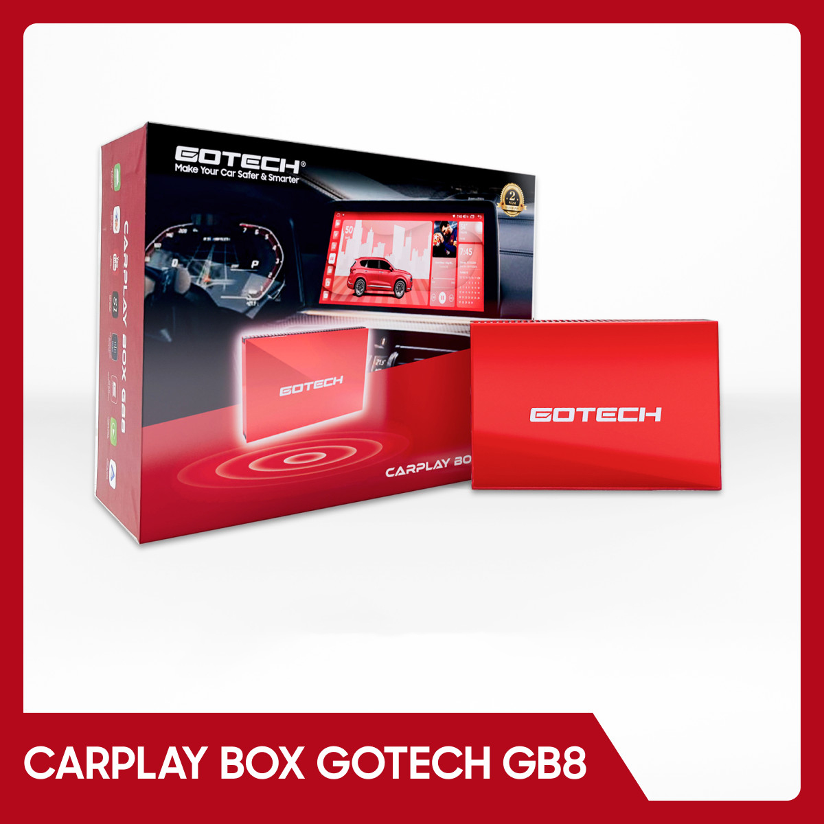 Carplay Box GB8 - Android Box Ô Tô Gotech