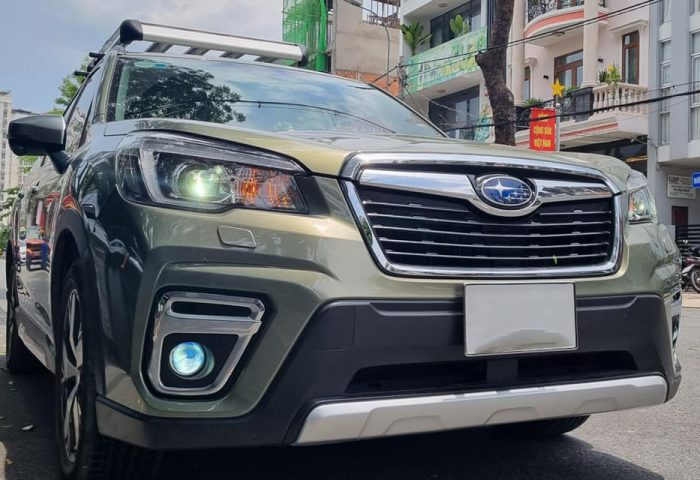 Trên xe Subaru