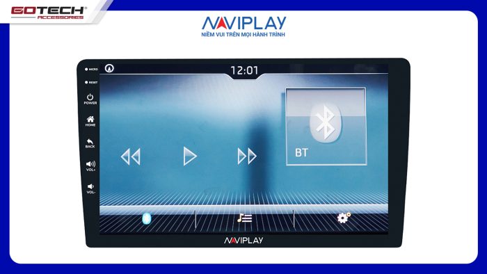 Màn hình giải trí ô tô NAVIPLAY NC6 hỗ trợ kết nối với cảm biến áp suất lốp an toàn