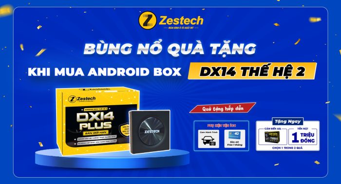 quà tặng khi mua android box DX14