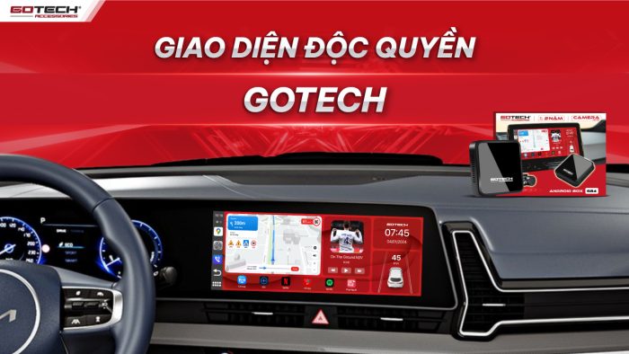 Android Box Gotech GB4 sở hữu giao diện độc quyền