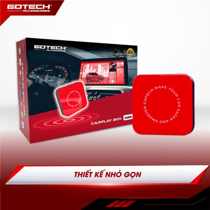 Android box Gotech GB6 có thiết kế nhỏ gọn, kết nối nhanh chóng chỉ 30s