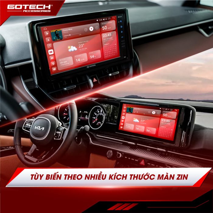 Android box Gotech GB6 chính hãng, lắp đặt nhanh chóng tại Panda Auto