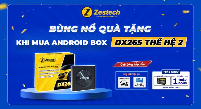 Bộ quà tặng khi lắp android box Zestech DX265