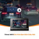 Camera hành trình 70mai A810 4K ghi hình ban đêm siêu sắc nét