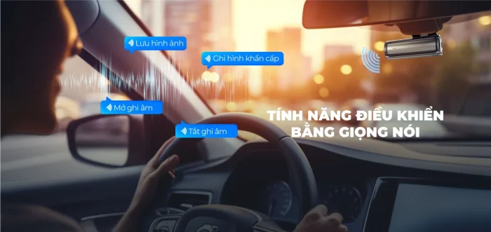 Cam hành trình Vietmap TS-5K điều khiển bằng giọng nói vô cùng thông minh