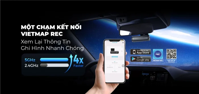 Camera hành trình Vietmap TS-5K cho phép trích xuất dữ liệu nhanh chóng