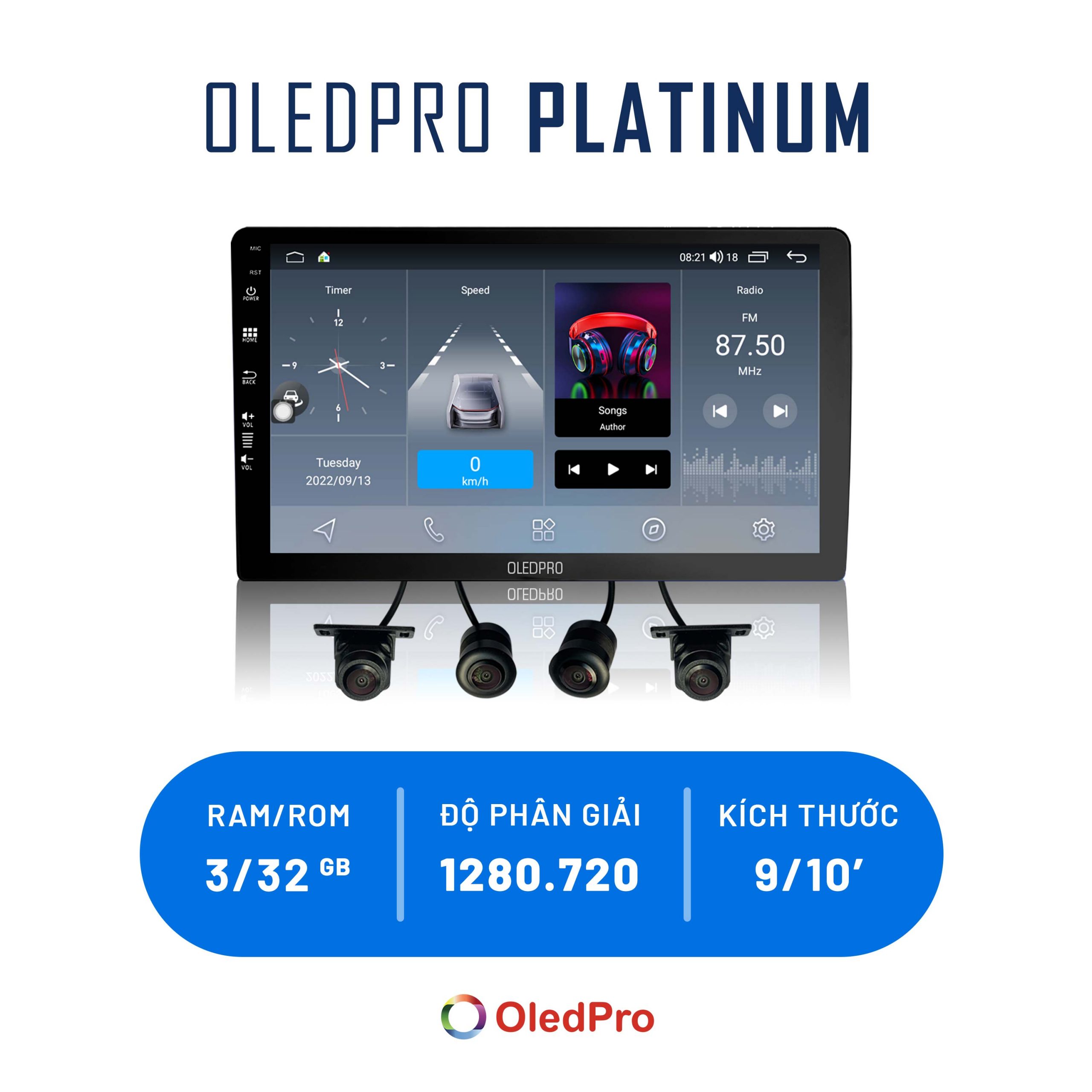 Màn hình OledPro Platinum liền camera 360