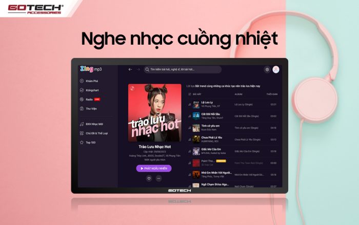 Màn hình Gotech GT11.5I nghe nhạc chất lượng