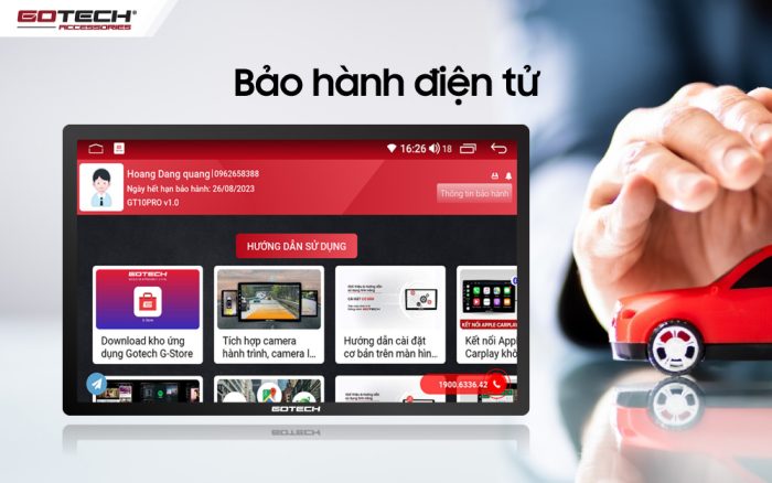 Màn hình Gotech GT11.5I tích hợp bảo hành điện tử