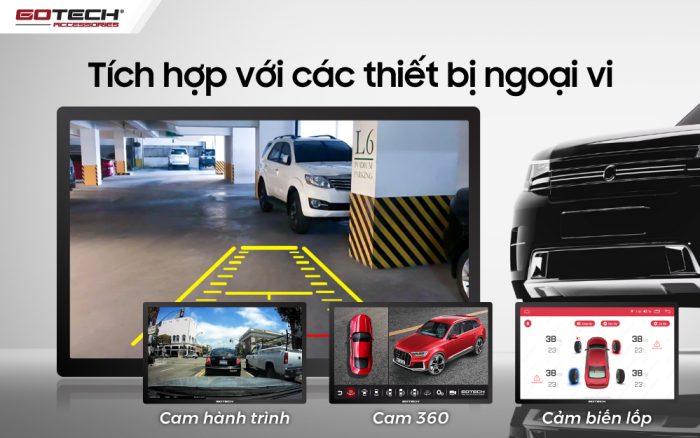 Màn hình Gotech GT11.5I tích hợp các thiết bị ngoại vi