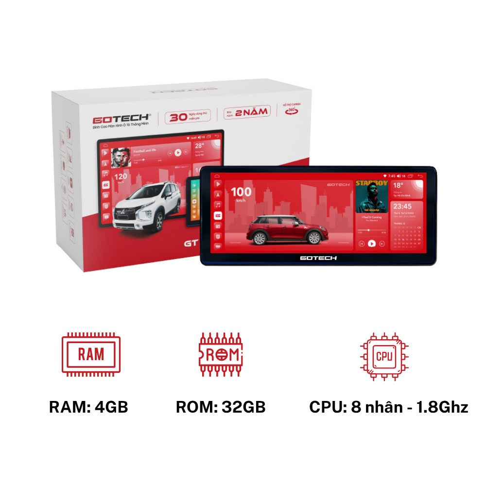 Màn hình ô tô thông minh GOTECH GT12.3i