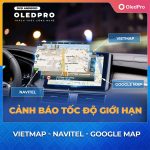 Màn hình OledPro Platinum liền camera 360 tích hợp 3 bản đồ thông dụng nhất hiện nay cho hiệu quả chỉ đường chính xác nhất