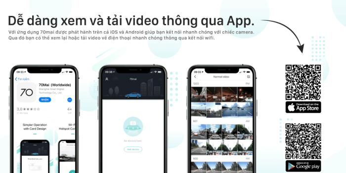 camera-hanh-trinh-guong-70mai-S500-de-dang-ket-noi-va-xem-qua-app-70mai