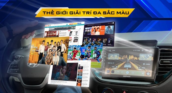 Giải trí đa phương tiện không giới hạn ngay trên màn hình Zestech Z18