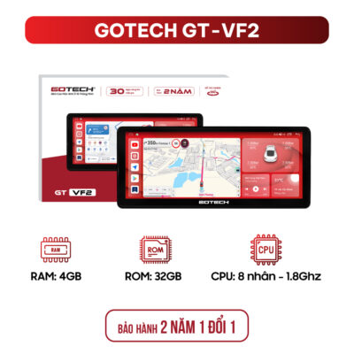 Màn hình ô tô Gotech GT VF2 Minio Green