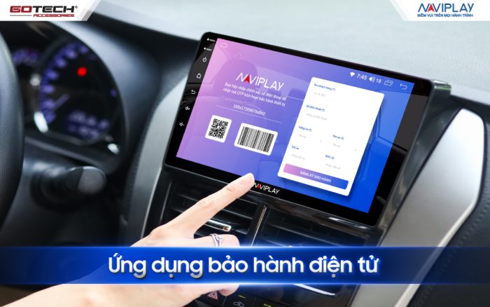 bảo hành điện tử màn hình android naviplay n900 tại panda auto