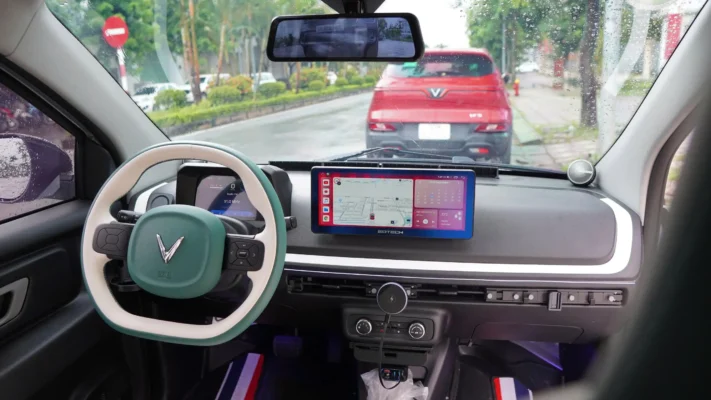 Hoàn thiện lắp đặt màn hình Gotech GT VF2 cho khách hàng - PandaAuto.vn