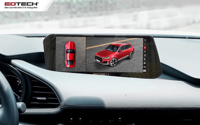 màn hinh gotech gt mazda 360 new quan sát toàn cảnh 360 độ