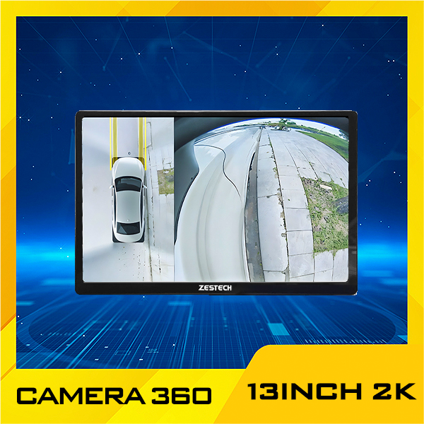 Màn hình android Zestech 13 Inch 2K camera 360
